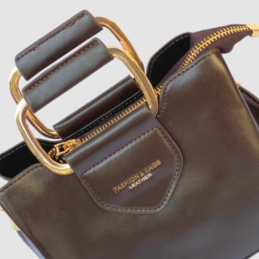 Brown Chain Shoulder Bag