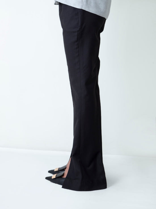 Front Slit Flared Pants