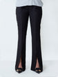 Front Slit Flared Pants