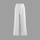 Tailored Front Straight Pants