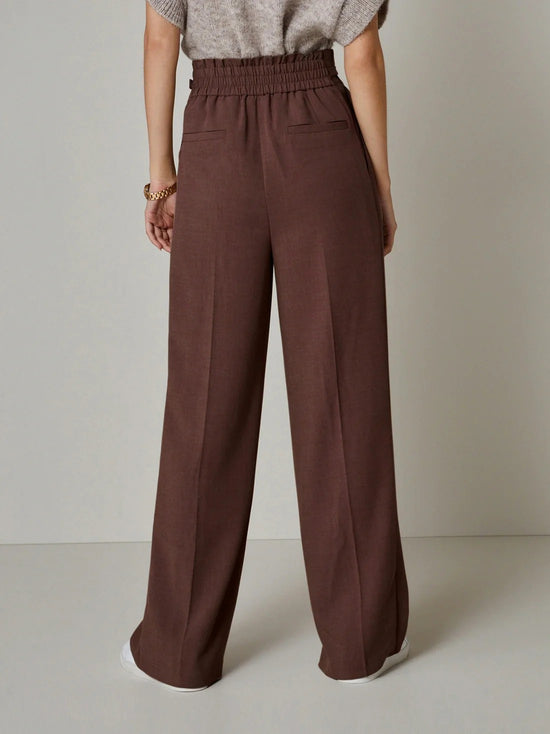 Belted Wide Leg Trousers