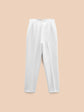 White High Waisted Pants