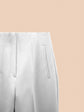 White High Waisted Pants