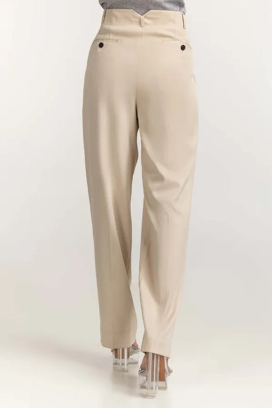 Cream Basic Trouser