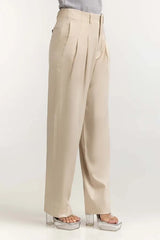 Cream Basic Trouser