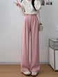 Single-Button Loose Trousers