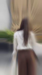 White High Waisted Pants