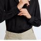 Black Button-Up Blouse